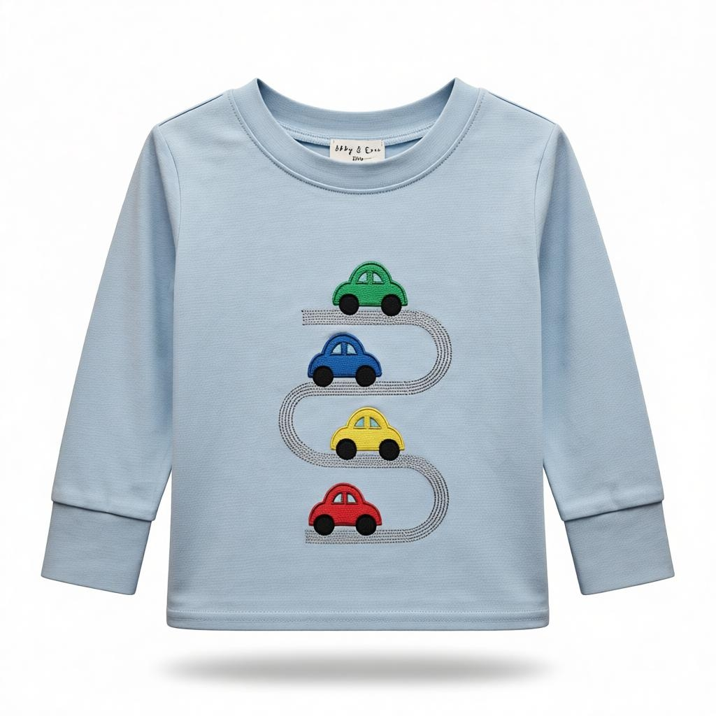 Abby & Evie Blue Car Top