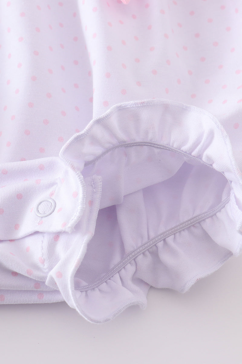Abby & Evie Pink Bunny Bow Bubble