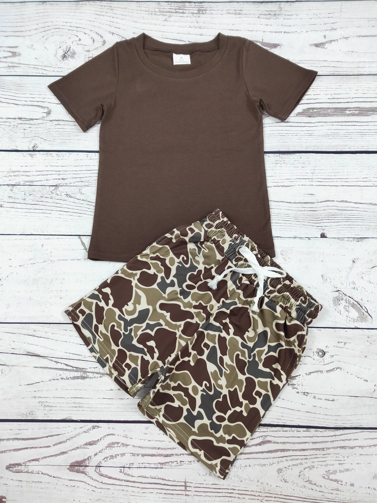 sassy kids palace - Duck Camouflage Print Toddler Boys Clothes