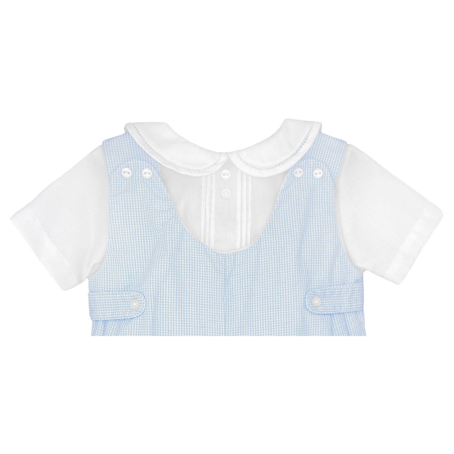 Petit Ami Romper with Side Tabs: 6 Month