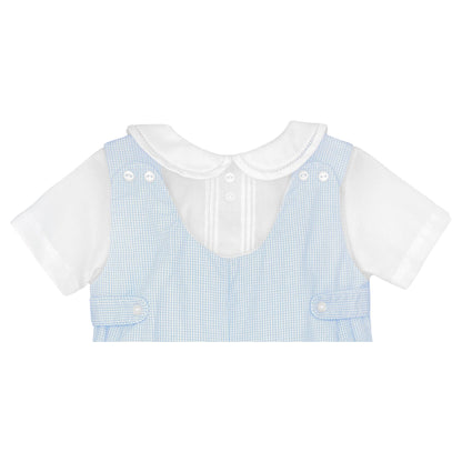 Petit Ami Romper with Side Tabs: Newborn