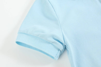 Lil Cactus - Light Blue Golf Hole Polo Shirt