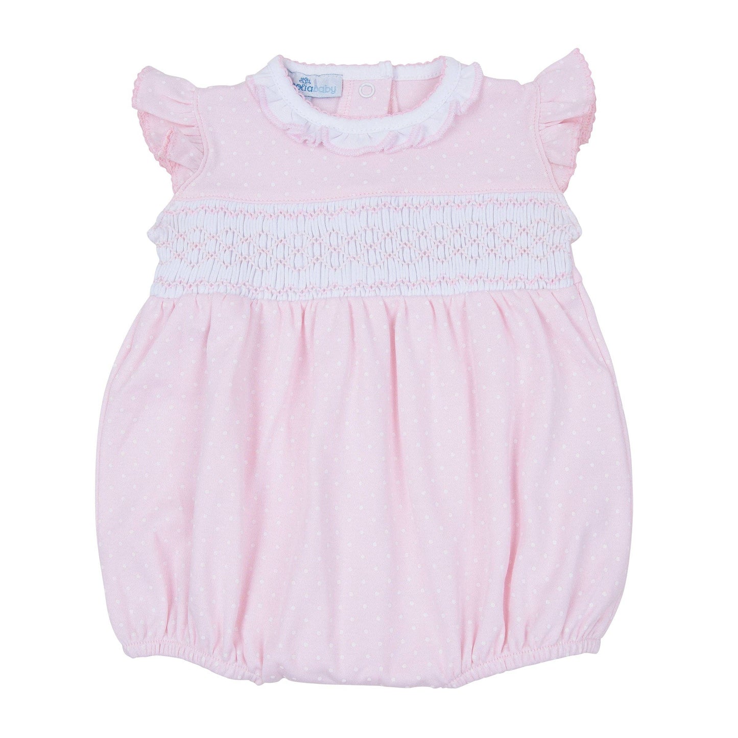 Magnolia Baby - Simply Sweet Smocked Bubble - Pink