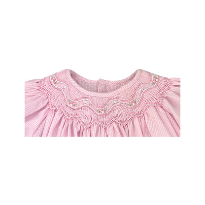 Petit Ami Bishop Zig-Zag Smocked Dress: 6 Month