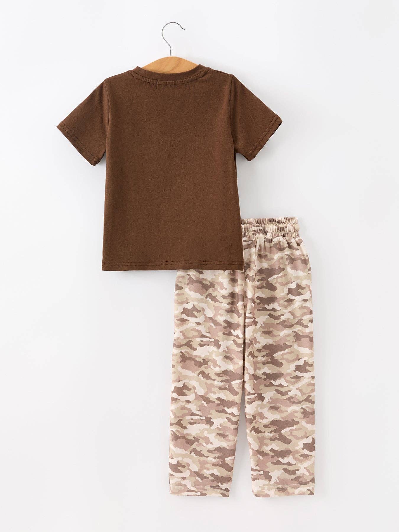 Rylee Faith Designs - Duck Embroidery Camo Boy Pant Set
