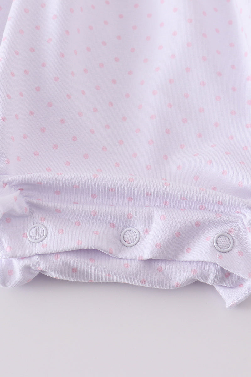 Abby & Evie Pink Bunny Bow Bubble