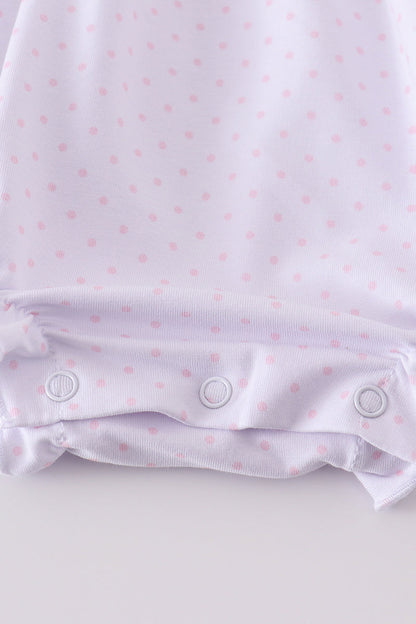 Abby & Evie Pink Bunny Bow Bubble
