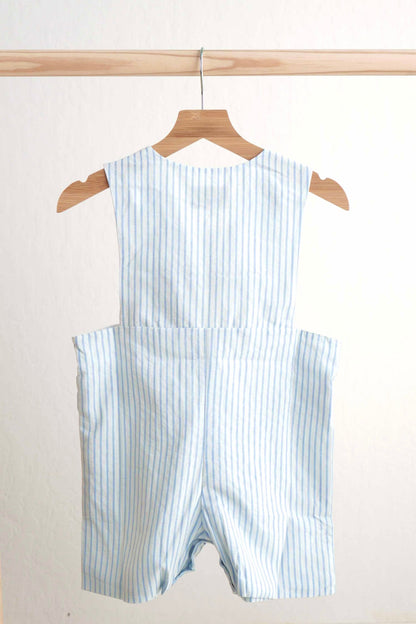 Blue Easter Bunny Hand-Smocked Boy JonJon