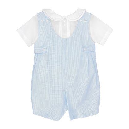 Petit Ami Romper with Side Tabs: Newborn
