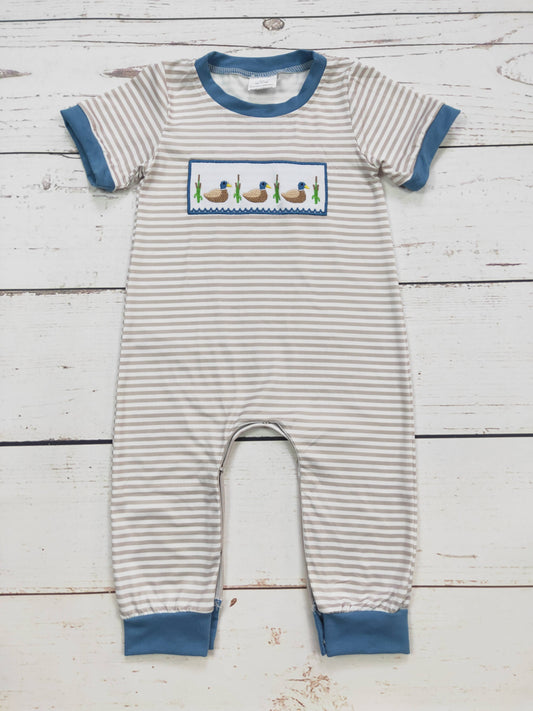 sassy kids palace - Baby Boy Duck Appliqué Onesie