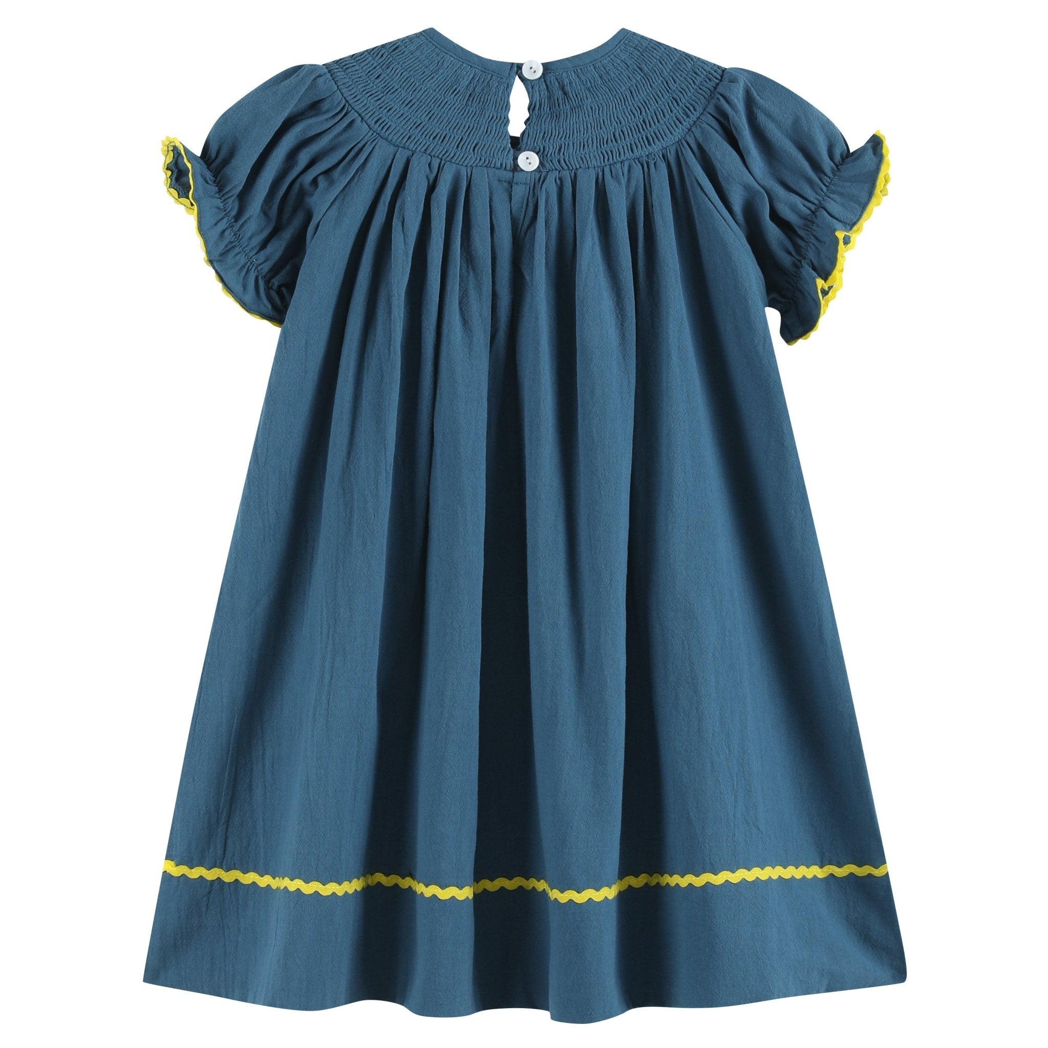 Cobalt Blue Turkey Bishop Dress – Lily & Lane Children's Boutique LLC