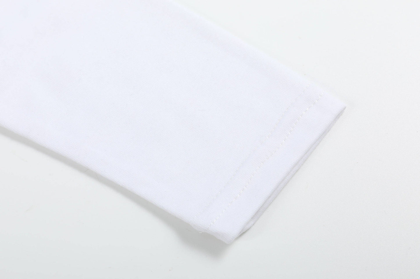 Lil Cactus White Cotton Layering Girls Shirt: 6Y