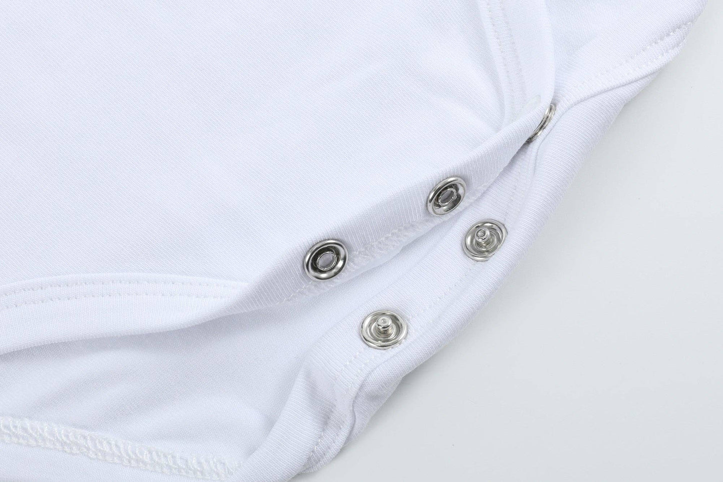 The Perfect Onesie - White Collar Baby Romper Girl or Boy: 18-24M